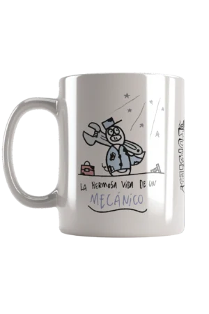 Tazón "La Hermosa Vida de un Mecánico" - Pupsies!