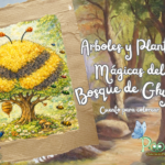 Árboles y Plantas Mágicas del Bosque de Ghyda - Libro para Colorear - Pookie